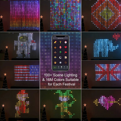 DIY Smart Curtain LED Light 2