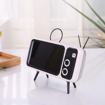 RETRO TV BLUETOOTH SPEAKER MOBILE PHONE HOLDER 2