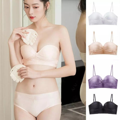 Strapless Front Cross Lift Bra 2
