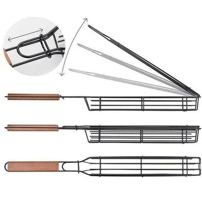 Reusable kabob grill baskets 2