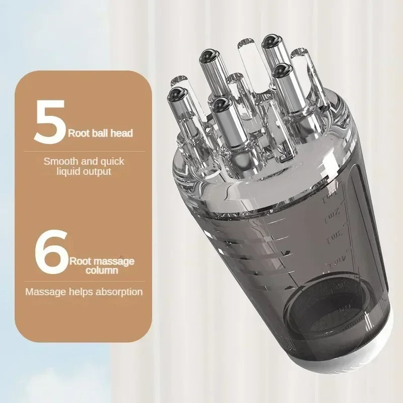 Hexagon Head Oil Applicator Comb Ball Massage Relaxation 2