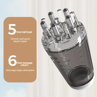 Hexagon Head Oil Applicator Comb Ball Massage Relaxation 2