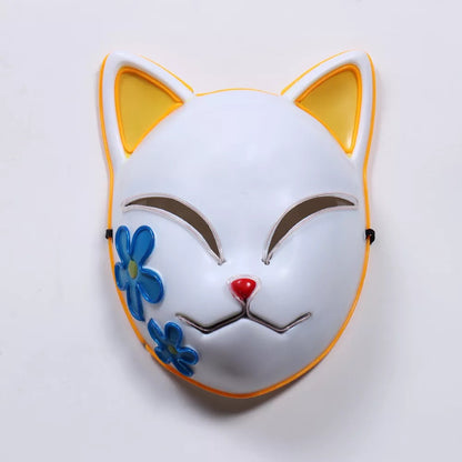 Demon Slayer Kimetsu No Yaiba LED Fox Mask 2