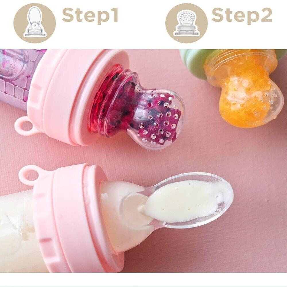 Baby Food Feeder Spoon Silicone 2