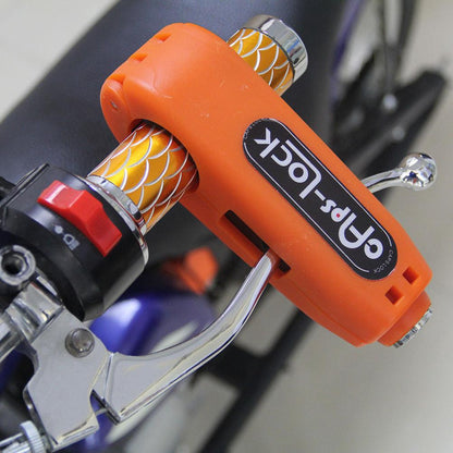 CapsLock effective motorcycle grip lock security 2