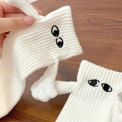 Funny Couple Magnetic Holding Hands Socks 2