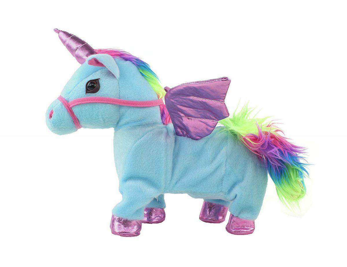 Electric Walking Unicorn Plush Toy 2