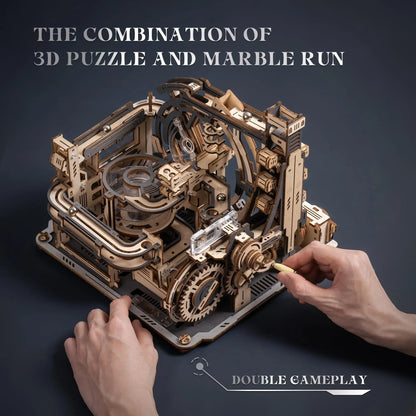 Marble Spaceport Marble Run 3D Wooden Puzzle 2