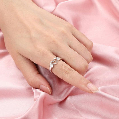 ‘I Love You Forever’ Heart Ring 2