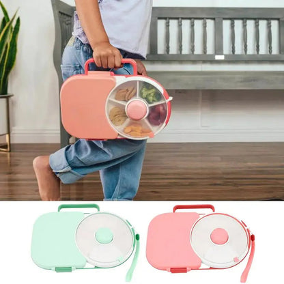 Rotating Kids Lunch Box – 5-Compartment Snack Spinner Lunchbox 2