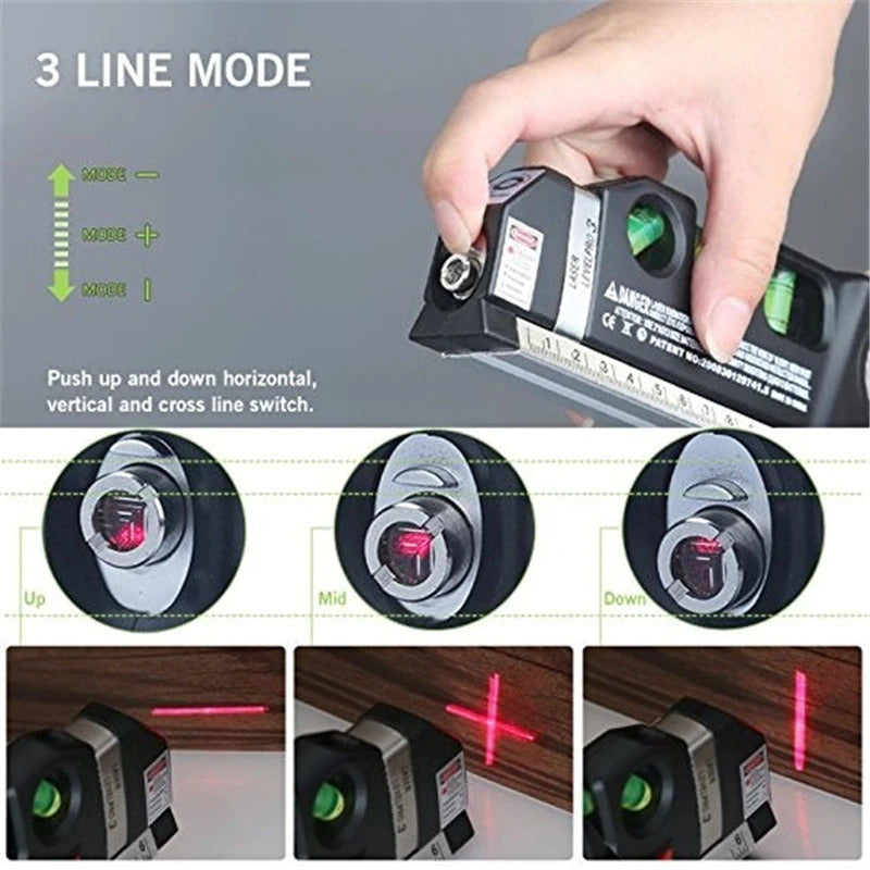 4 in 1 Multipurpose Laser Level Ruler 2