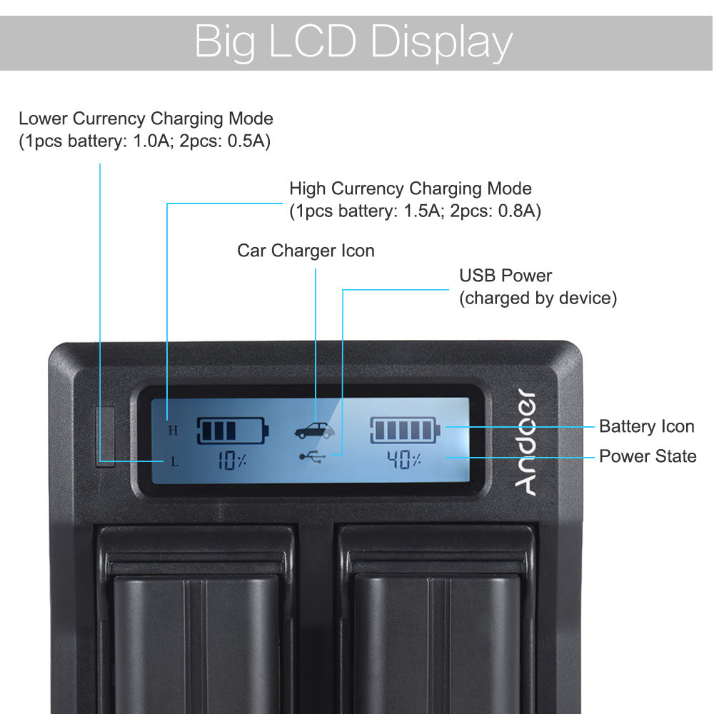 Dual Digital Battery Charger 2