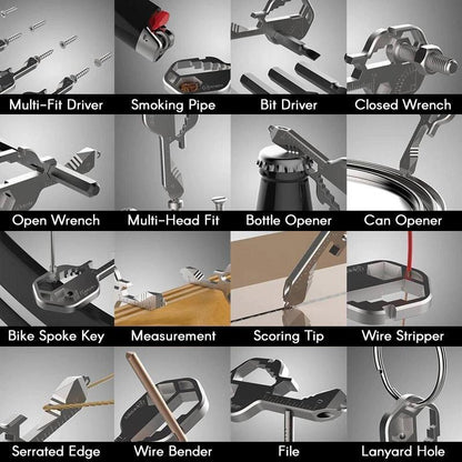 24 in 1 Key shaped pocket tool 2