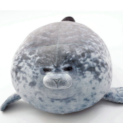 Fluffy Plush Seal Pillow 1
