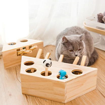 WOODEN CAT WHACK 1