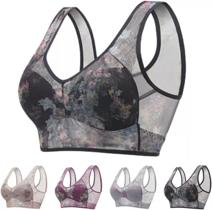 Ice Silk Lace Cooling Comfort Bra 2