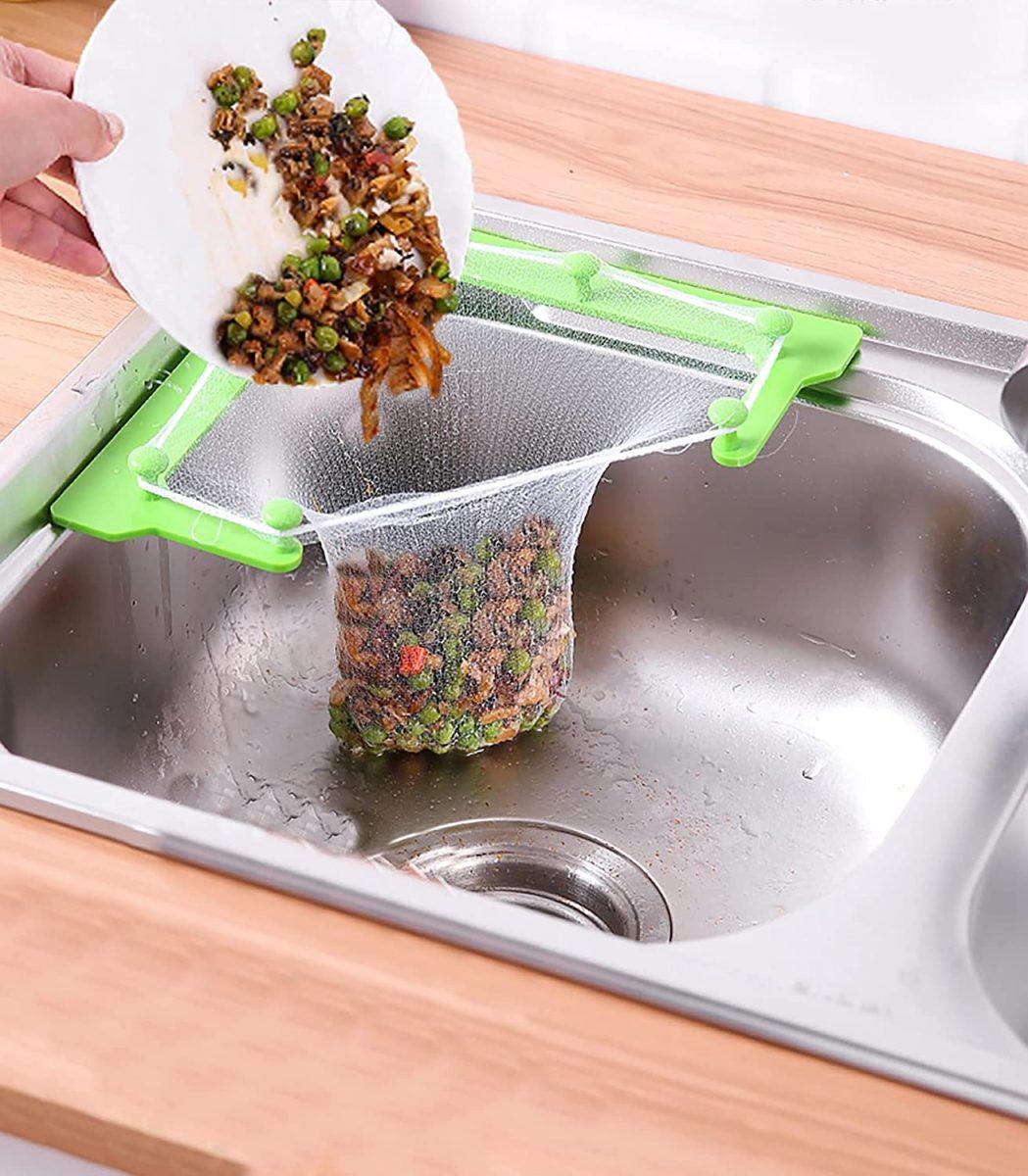 Kitchen Sink Filter & Disposable Bags 100pcs 2