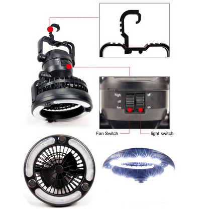 Tent Led and Fan 2