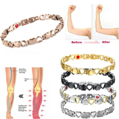 Cordate Ion Lymphatic Therapeutic Titanium Bracelet 2