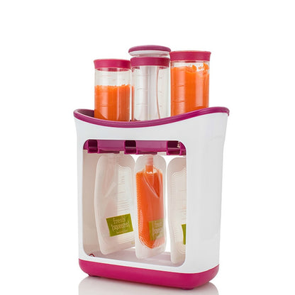 DIY Baby Food Squeeze Station 2