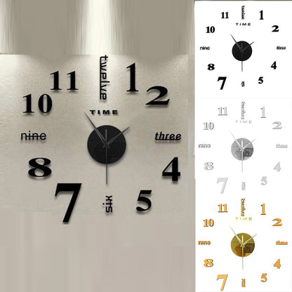 3D Wall Decal Decorative Clock 2