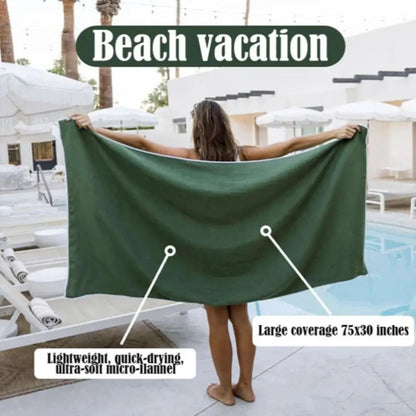 Outdoor Magnetic Quick-Drying & Sand-Proof Beach Towel 2