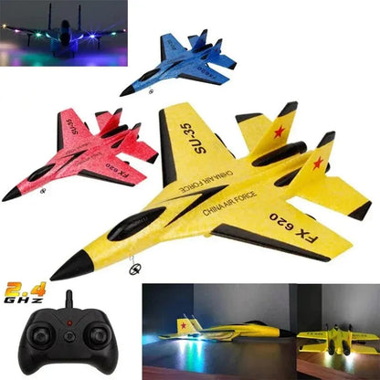 Remote Control LED Glider Airplane – Flying Model Aircraft with Lights for Kids & Adults 2