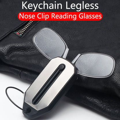 Folding Legless Nose Clip Reading Glasses 2