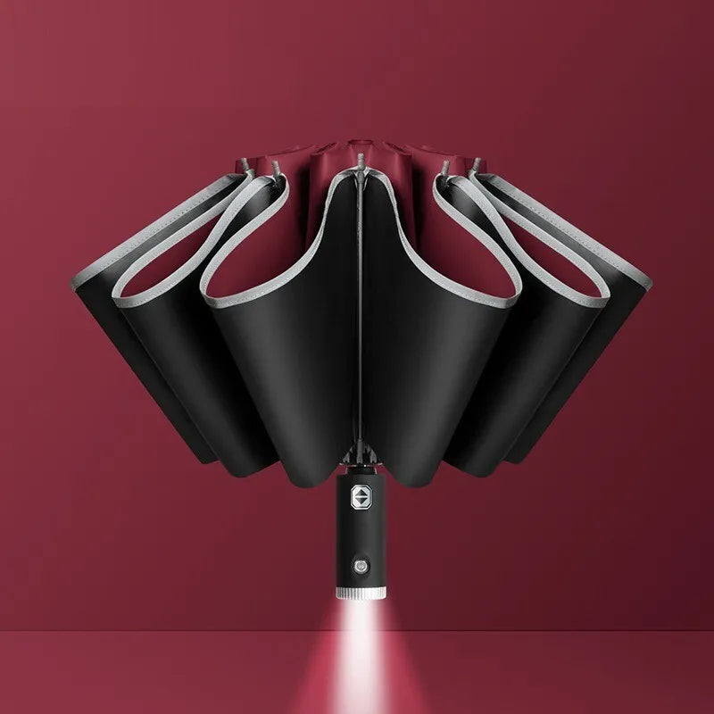 UV Umbrella with Torch Light 2