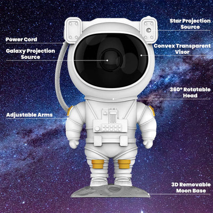 Astronaut Galaxy Night Light Stars Projector 2