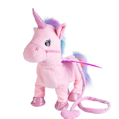 Electric Walking Unicorn Plush Toy 2