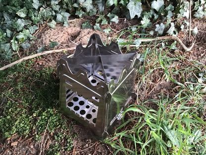 Portable Camping Stainless Steel Wood Stove 2
