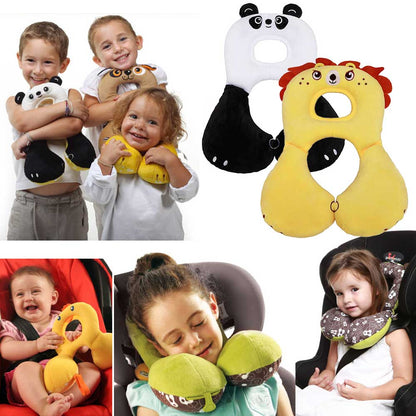 Baby Animal U-Pillow Headrest & Neck Protection 2