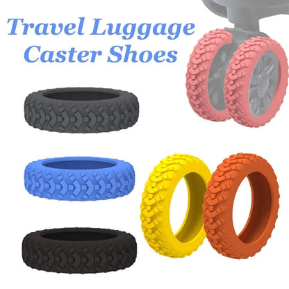 Luggage Suitcase Wheels Protection Covers (8 Pcs) 2