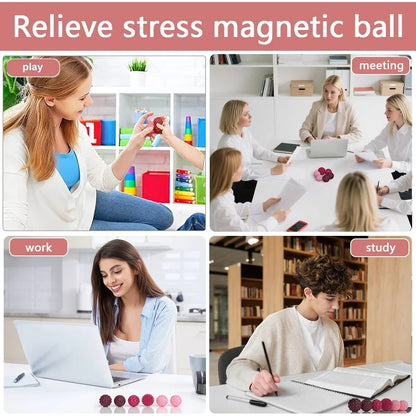 Magnetic Sensory Fidget Balls Set 2