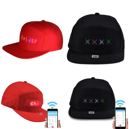 LED Mobile Phone APP Controlled Baseball Hat 2