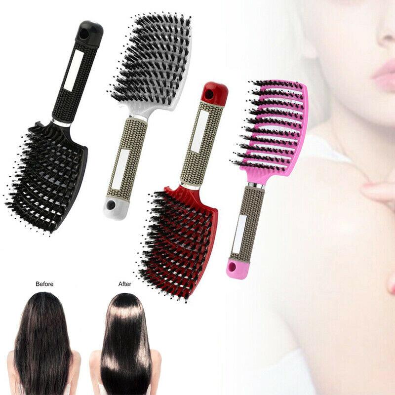 Detangler Bristle Nylon Hairbrush 2
