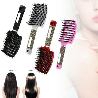 Detangler Bristle Nylon Hairbrush 2