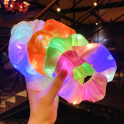 LED Glow Hair Scrunchie 2