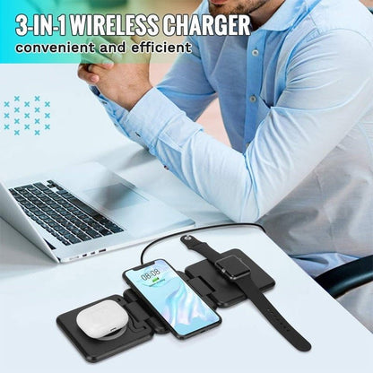 Foldable 3-in-1 Wireless Charger 2