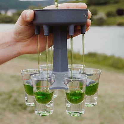 6 Shot Glass Dispenser and Holder 2
