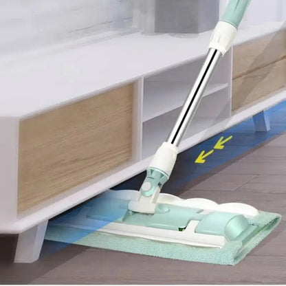 Flat Mope With Reusable Washable Mop Cloths 2