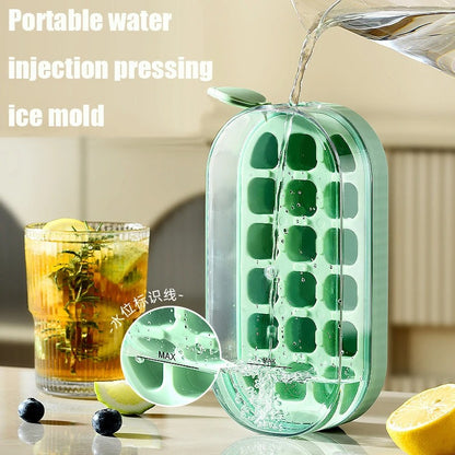 Press-Type Silicone Ice Cube Trays 2