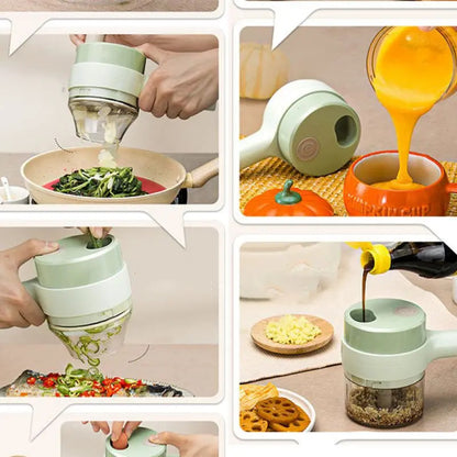 4 In 1 Handheld Electric Vegetable Cutter 2