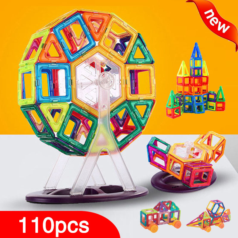 Creative Magnetic Tiles Building 2