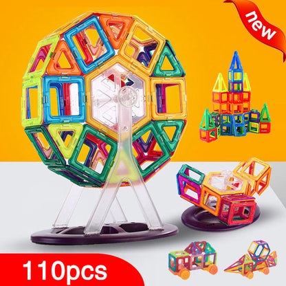 Creative Magnetic Tiles Building 2