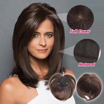 Silky Clip-On Hair Topper 2