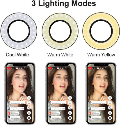 PHOTO STUDIO LED LIGHT WITH PHONE MOBILE HOLDER 2