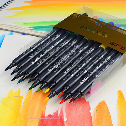 STA Aquarelle Coloring Brush Pens 2