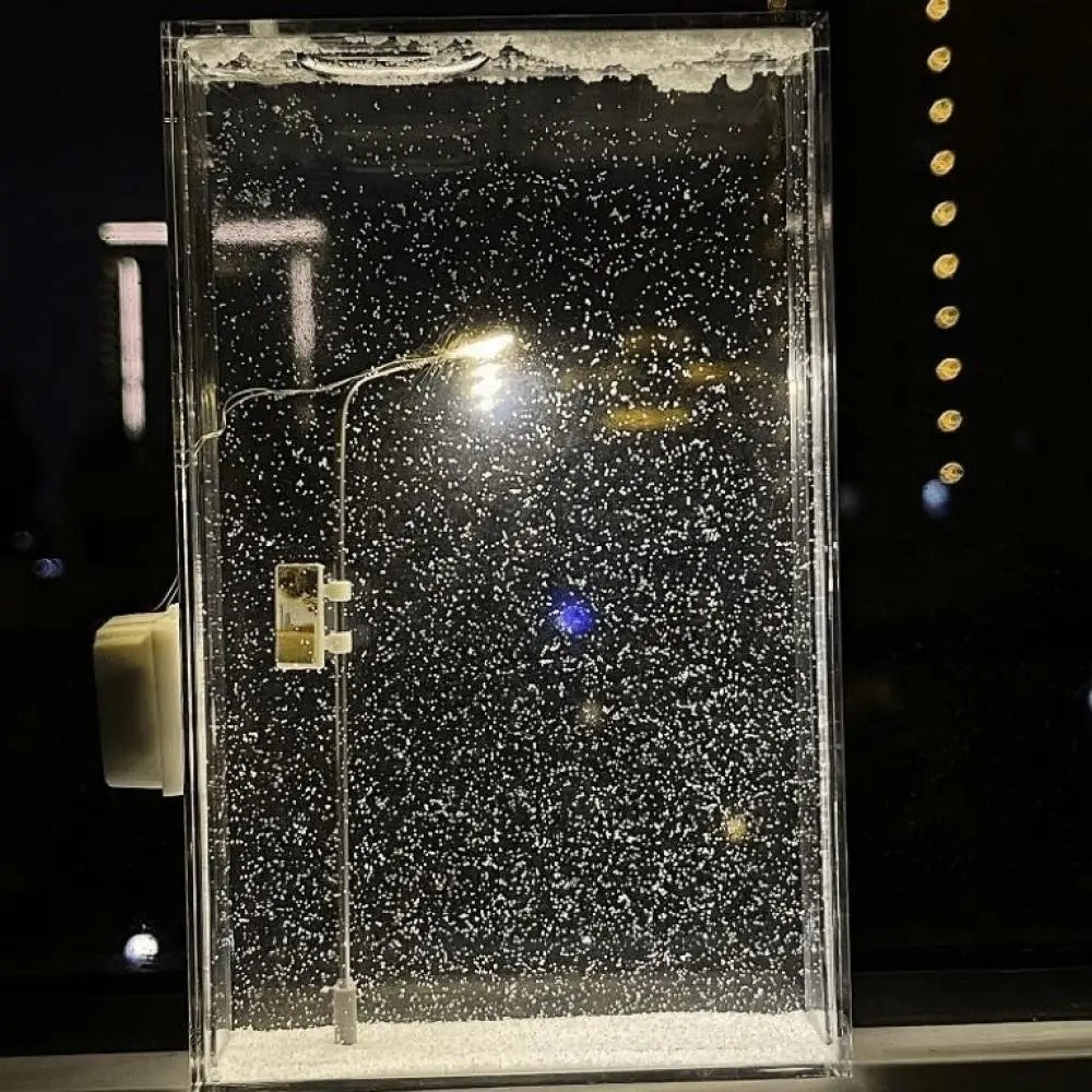 DIY LED Snowfall Display Lamp 2